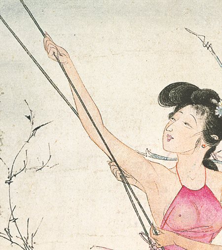 山丹县-胡也佛的仕女画和最知名的金瓶梅秘戏图